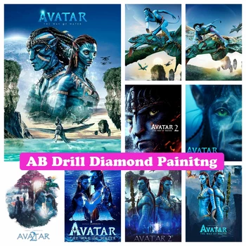 Avatar 2: Su Yolu DIY AB Matkap Elmas Boyama Mozaik Disney Film Nakış Çapraz Dikiş El Yapımı Zanaat Ev Dekor 1