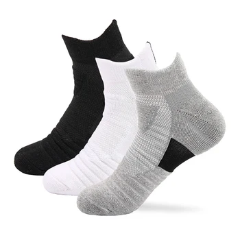 Brothock Erkekler spor çorapları pamuk kaymaz koşu açık havlu alt tekne ekibi çorap terlik kısa tüp elite basketbol çorapları 1