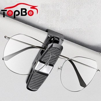 Taşınabilir Araç Gözlük Tutucu Araba Güneşlik Güneş Gözlüğü Klip Bilet Kart Kelepçe ABS Gözlük Klip Oto Aksesuarları 1