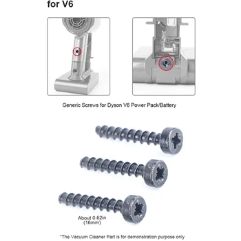 3 Set Vidalar Dyson Akülü V6 V7 V8 V10 V11 Elektrikli Süpürge Güç Paketi / Pil 2