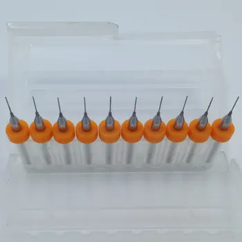 10 Adet 0.5 mm İthalat Karbür PCB matkap uçları Yönlendirici Bit Baskı devre Mini CNC Delme Ucu Seti Ağaç İşleme Aletleri 2