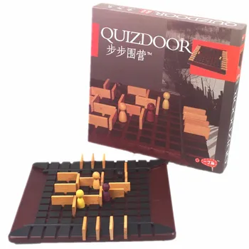 [Komik] Kurulu Oyunu Quoridor oyuncak Çocuklar İçin En İyi Hediye Aile Parti Oyunu en popüler ahşap satranç eğitici oyun 1