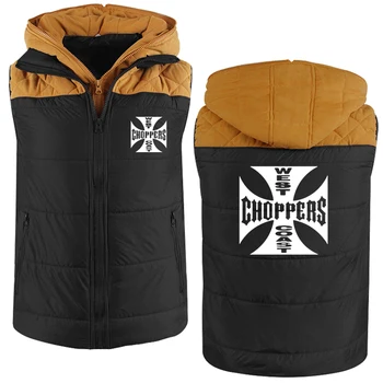 Moda Bahar Sonbahar erkek ceketler Batı Kıyısı Choppers baskı yüksek kaliteli Pamuk Ekleme rahat erkek Hoodie Spor 1