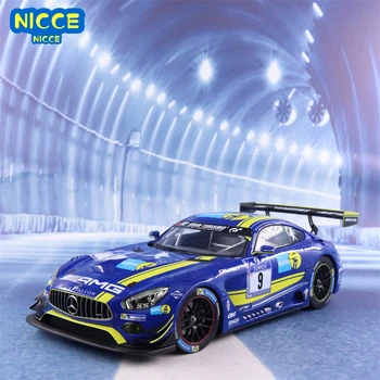 Nicce 1: 18 Mercedes Benz AMG GT3 Yüksek Simülasyon pres döküm araba Metal Alaşım Model oyuncak arabalar Çocuklar için Hediye Koleksiyonu P20 1