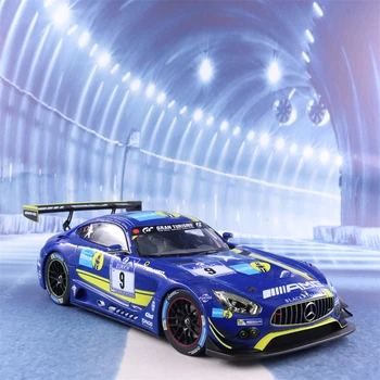 Nicce 1: 18 Mercedes Benz AMG GT3 Yüksek Simülasyon pres döküm araba Metal Alaşım Model oyuncak arabalar Çocuklar için Hediye Koleksiyonu P20 2