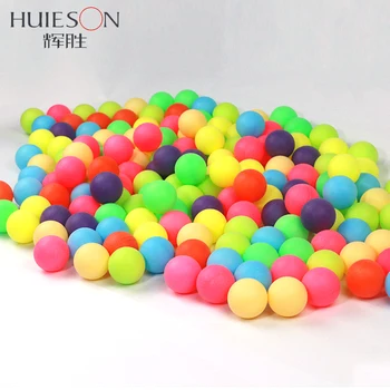 Huieson 100 adet/paket Renkli Ping Pong Topları 40mm 2.4 g Eğlence Masa Tenisi Topları Karışık Renkler Oyun ve Reklam 1