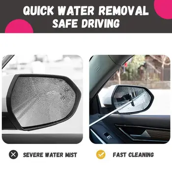Taşınabilir geri çekilebilir ayna silecek hızlı kaldırma su, su püskürtme ve toz, araba cam temizleme aracı Dropshipping 2