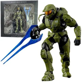 18 cm Halo 5: Guardians Master Chief Infinate Mjolnir Mark Vı Gen3 Action Figure Koleksiyonu John117 Hareketli Model Oyuncaklar Pvc Hediyeler 2