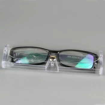 Şeffaf okuma gözlüğü Cep Kılıfları Ultralight Güneş Gözlüğü Kutusu Taşınabilir Unisex Şeffaf İnce Gözlük Kılıfları Kadın Erkek 2