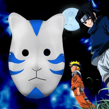 Anime Maske Masquerade Performans Sahne Konoha Anbu Tilki Kedi Yüz PVC Maske Koruma Parti Malzemeleri Cadılar Bayramı Hediyeler 2