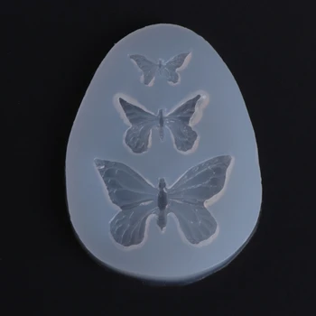 Sevimli kelebek Şekli Epoksi Reçine Kalıp Sevimli Anahtarlık Kolye UV Reçine Kalıpları