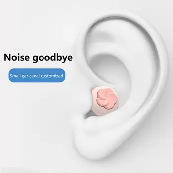 2 Adet Kulaklıklar 3 Katmanlı Ses Engelleme Hafif Taşınabilir Gürültü İptal Kulak Tıkacı 10 Yedek Süngerleri Sleepi 2