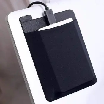 Yapışkanlı Dizüstü Arka saklama çantası Çok Cep saklama çantası Tablet Tutucu Depolama Bilgisayar Tablet Aksesuarları Depolama Organizatör 2