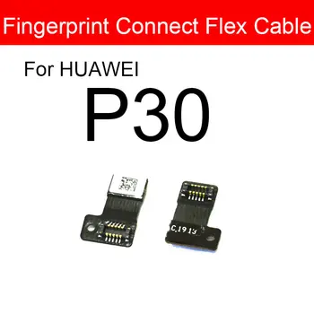 Ev Düğmesi Parmak İzi Sensörü Flex Kablo Şerit İçin Huawei P30 P30 Pro P30Pro Menü Parmak İzi Tarayıcı Dönüş Anahtarı Onarım Parçaları 2