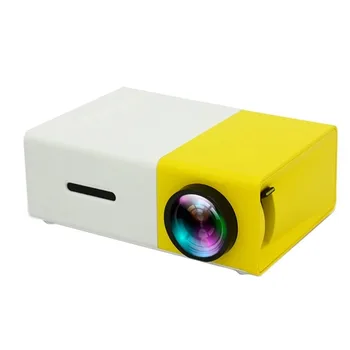 YG300 Pro Taşınabilir Projektör Yüksek Çözünürlüklü 1080P led projektör Çoklu Arayüz Ev Eğlence Projektörü