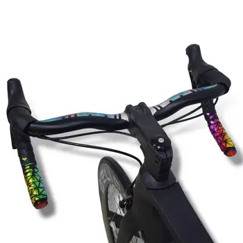 31.8 mm Yol Bisikleti Bükülmüş Gidon Ultralight Alüminyum Alaşım Bisiklet Bisiklet Sapları Aksesuarları 2