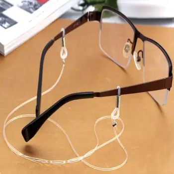 Şeffaf Gözlük Anti Kayma Kayışı Sıkı Boyun Kordon Açık Spor Gözlük Dize Güneş Gözlüğü Halat Bant Tutucu X7YA