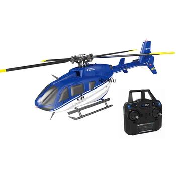 RC KULAK C187 2.4 G 4CH 6-Eksen Gyro Yükseklik Tutun Flybarless EC135 Ölçekli RC Helikopter RTF 1