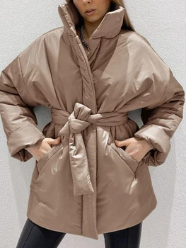 2022 Kış Kadın şişme ceket kollu Ayrılabilir Yelek Ceket Moda Kısa Standı Yaka Kolsuz balon ceket Kadın Sıcak Üst satın almak online | Kadın giyim / Birebiregitim.com.tr 11