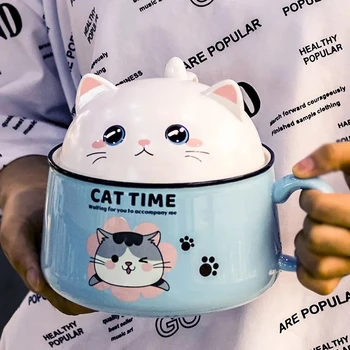 Yaratıcı Totoro Cam Termos Su Şişeleri Isıya dayanıklı Güzel Totoro termos kupa içme suyu şişesi Karikatür çift cidarlı kupa satın almak online | İçecek / Birebiregitim.com.tr 11