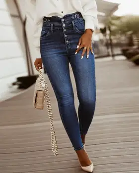 TRAF Kadın Moda Kruvaze Blazer Ceket Vintage Uzun Kollu Flap Cepler Kadın Giyim Şık Vestes Femmes satın almak online | Kadın giyim / Birebiregitim.com.tr 11