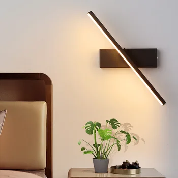 Modern duvar lambaları başucu duvar aplik lamba 330° dönebilen ayarlanabilir okuma lambası yatak odası oturma odası led duvar ışık ev dekor 2