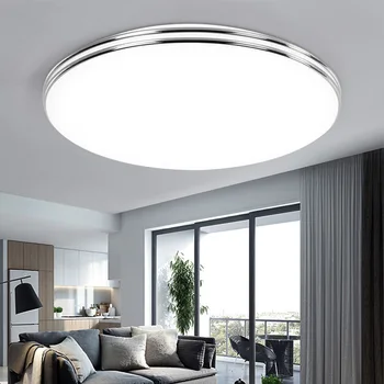 Ultra ince LED tavan ışıkları avize 220V Panel yatak odası için lamba oturma odası lampara techo