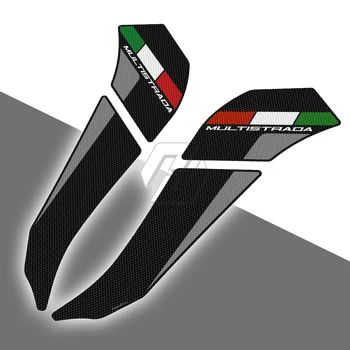 Ducati Multistrada 1200 1260 için 2015-2020 Motosiklet kaymaz Diz Kavrama Çıkartmaları Yan Tank Pad Sticker