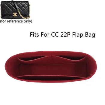 CC 22P Flap Keçe Kumaş Ekle çanta düzenleyici Makyaj çanta düzenleyici Seyahat İç Çanta Taşınabilir Kozmetik Çantaları