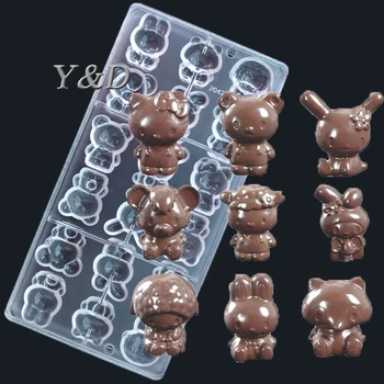 Silikon DIY Çikolata Şeker Kalıpları Sevimli 3d paskalya tavşanı Hayvan Modeli Araçları Parti Kek Dekorasyon Kalıp Pasta Pişirme Dekorasyon satın almak online | Bakeware / Birebiregitim.com.tr 11