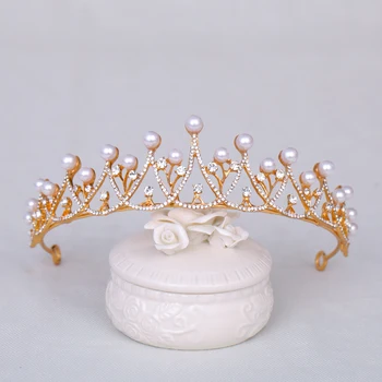 Yeni parlak gelin taç moda yüksek kaliteli headdress kadın düğün taç headdress Prenses Doğum Günü taç headdress 1