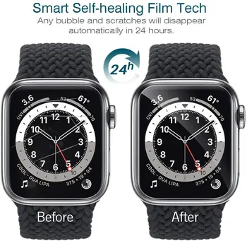 Yumuşak Hidrojel Film Apple İçin İzle Serisi 7 45 mm Ultra İnce Ekran Koruyucular Kapak Apple Watch7 41mm 45mm izle 7 2
