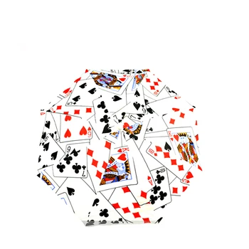 Sihirli Şemsiye Poker Sihirli Hileler (Orta Boy, 40.5 cm Uzunluk) poker Şemsiye Sihirli Sahne Sahne Aksesuarı Sihirbaz İçin