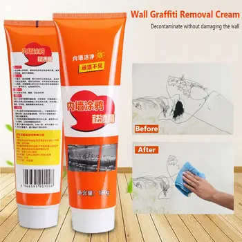 180g Ev Temizleyici Çizim Ayak İzi Dekontaminasyon Graffiti temizleme kremi Duvar Leke Çıkarıcı Temizleme Macunu