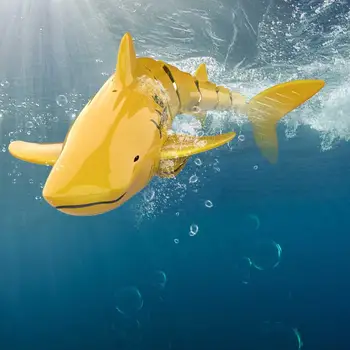 Yeni 2.4 G RC Köpekbalığı Balık Tekne Robot Radyo Simülasyon Su Geçirmez Modeli Elektronik Uzaktan Kumanda Yüzme Hayvan Oyuncaklar Çocuklar İçin