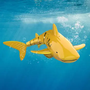 Yeni 2.4 G RC Köpekbalığı Balık Tekne Robot Radyo Simülasyon Su Geçirmez Modeli Elektronik Uzaktan Kumanda Yüzme Hayvan Oyuncaklar Çocuklar İçin 2