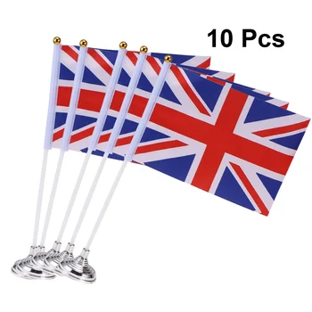 Bayrak Bayrakları İngiltere İngiliz Masası İngiltere Mini Süslemeleri Küçük Masa Birleşik Krallık Sopa Dekor Desktopoffice Standı Union Jack Büyük