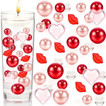 Parti Dekorasyon masa süsü Yüzen Mumlar sevgililer Günü Candyland İnciler Vazo Dolgu İnci Su Jelleri Boncuk