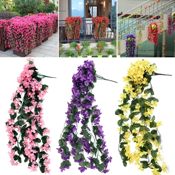 Menekşe yapay çiçek Dekorasyon Simülasyon Çiçek sevgililer Günü Düğün Duvar Asılı Sahte Çiçek Festivali Ev Dekorasyon