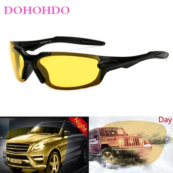 DOHOHDO Yeni Polaroid Gece Görüş Gözlüğü Sürüş Gözlük parlama önleyici Lens Araba Sürücüleri güneş gözlüğü Erkekler Kadınlar İçin Gözlük