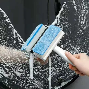 Çok fonksiyonlu Cam pencere sileceği Sabun Temizleyici Silecek Ayna Banyo Duvar Temizleme Fırçası Cam Temiz yıkama aleti Ev