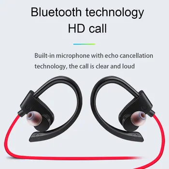 Spor Kulaklıklar Kulak monte Bluetooth Kulaklık iPhone 14 13 iPad Xiaomi Huawei Samsung Bluetooth 5.0 Su Geçirmez Kulaklık 2