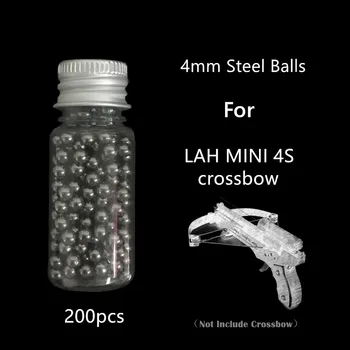 200 Adet Paketi 4mm Çelik Bilyalar LAH MİNİ 4S Crossbow Takviyesi Mermi Veya Rulmanlar