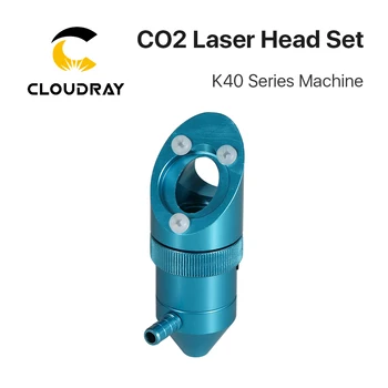 Cloudray CO2 Lazer Kafası K40 Serisi Lazer Oyma Kesme Makinesi Lens Dia 15 / 18mm Odak Uzaklığı 50.8 mm Ayna 20mm 1