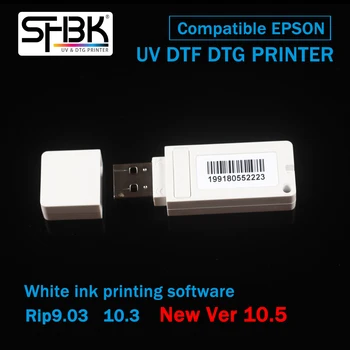 RIP Beyaz ver9. 03 DTF RIP10. 3 10.5 Baskı Yazılımı için Uygun A2 A3 A4 DTG UV Yazıcı Tüm Epson Modelleri L1800 L805 R1390 P400