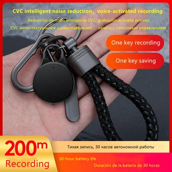 R3 Orijinal Mini Kolye Kolye Dijital Ses aktive Ses Kaydedici Denoise Uzun Menzilli Metal MP3 USB Flash Sürücü Kulaklık