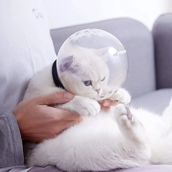 Kedi Ayarlanabilir Hood Yavru Nefes Anti-Bite Burunsalıklar Önlemek Kediler Isırma ve Çiğneme, Güvenlik Önlemek için Küçük Evcil Kediler 2
