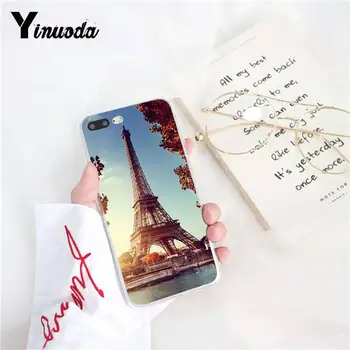 Yinuoda Aşk Paris Eyfel kulesi Fransa Lüks Benzersiz Telefon Kapak için iPhone8 7 6 6S Artı X XSMAX 5 5S SE XR 10 11 11pro 11promax 2