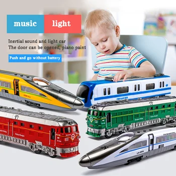 Simülasyon alaşım tren atalet ses ve ışık ile kapıyı açabilir sprey tren kampüs otobüs çocuk çocuk eğitici oyuncaklar 1