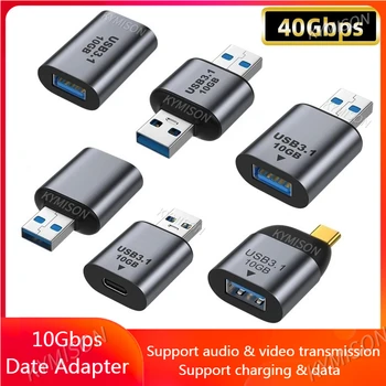 USB3. 1 Tip C OTG Veri Adaptörü 10Gbps 5V@3A Hızlı Şarj Şarj Dönüştürücü USB3. 1 to USBC macbook adaptörü Huawei Samsung